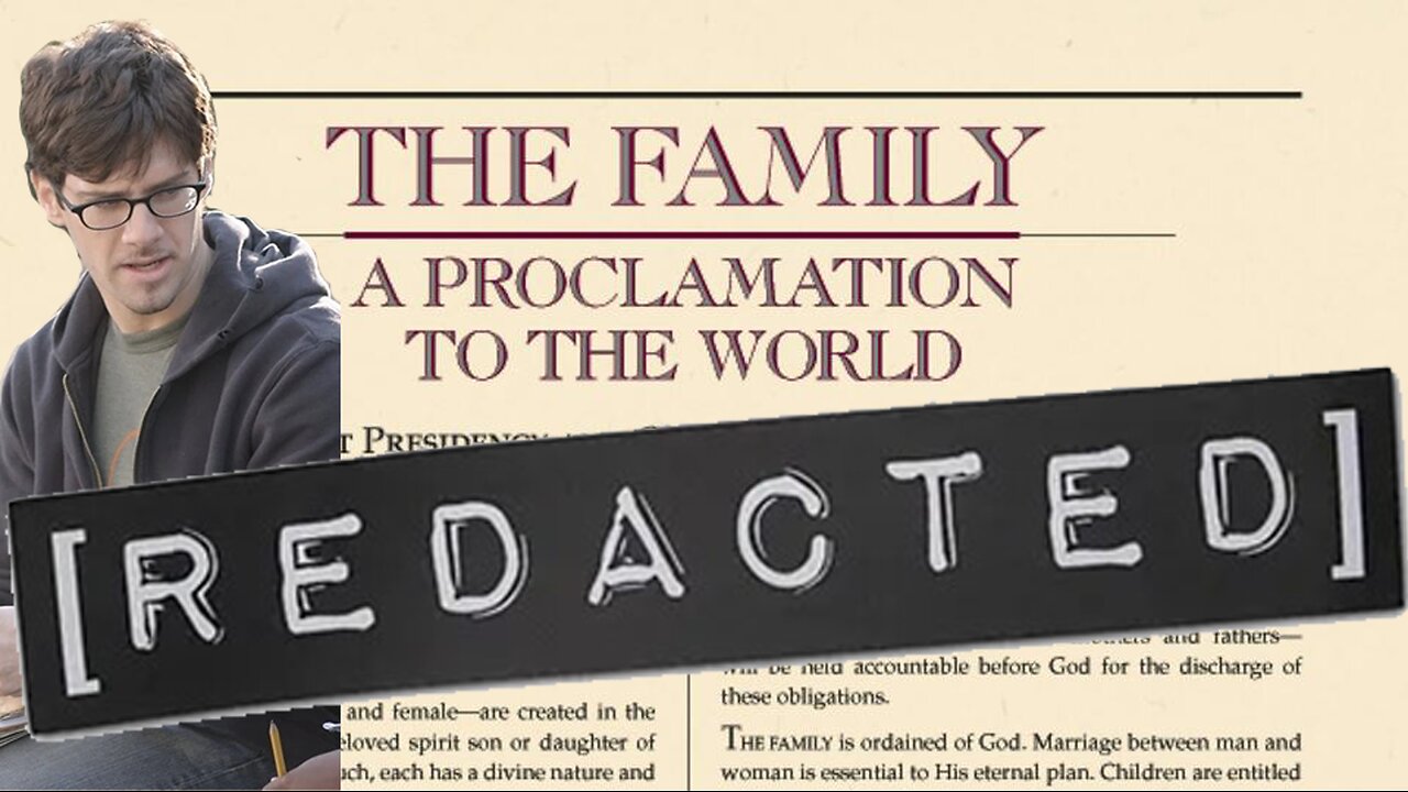 The Great Family Proclamation Coverup