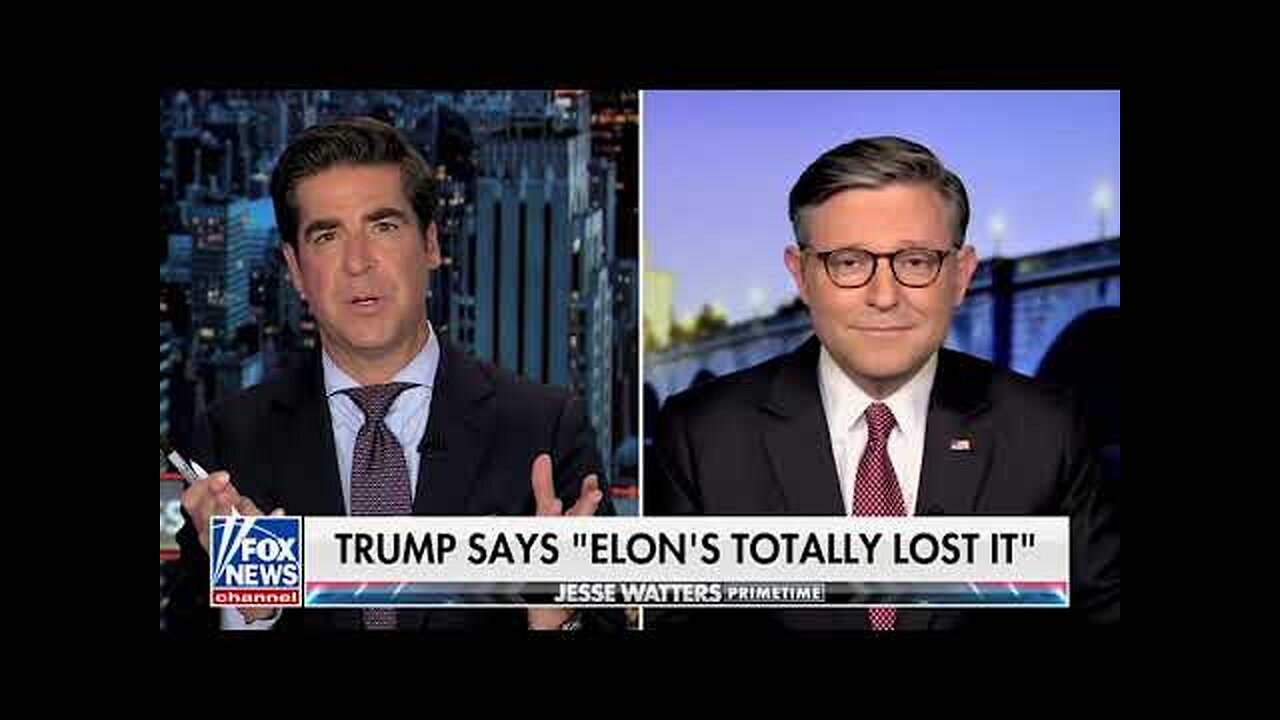 Speaker Johnson live on Jesse Watters Primetime