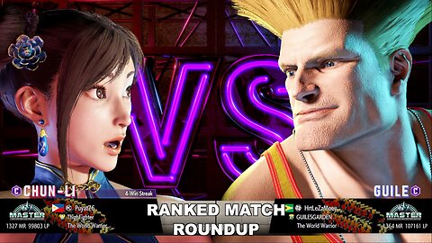 Kuya Kalbo SF6 Ranked Roundup. Chun Li Master Rank [Hori Fight Stick]