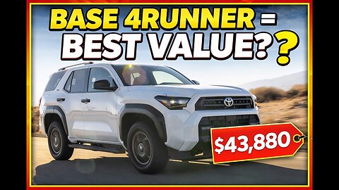 2025 Toyota 4Runner SR5 4x2 Review: Why the Base Model Is All You Really Need