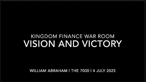 Live Global Realignment: Big Beautiful Bill & Kingdom DNA | Kingdom Finance War Room