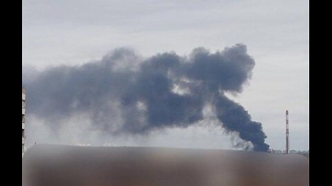 🇷🇺 Russian Geran-2 Drone Strikes Electrical Substation in Zaporizhia