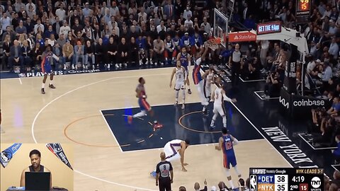 CHANNELADRIANTV REACTS TO #6 PISTONS AT #3 KNICKS | FULL GAME 5 HIGHLIGHTS | April 29, 2025