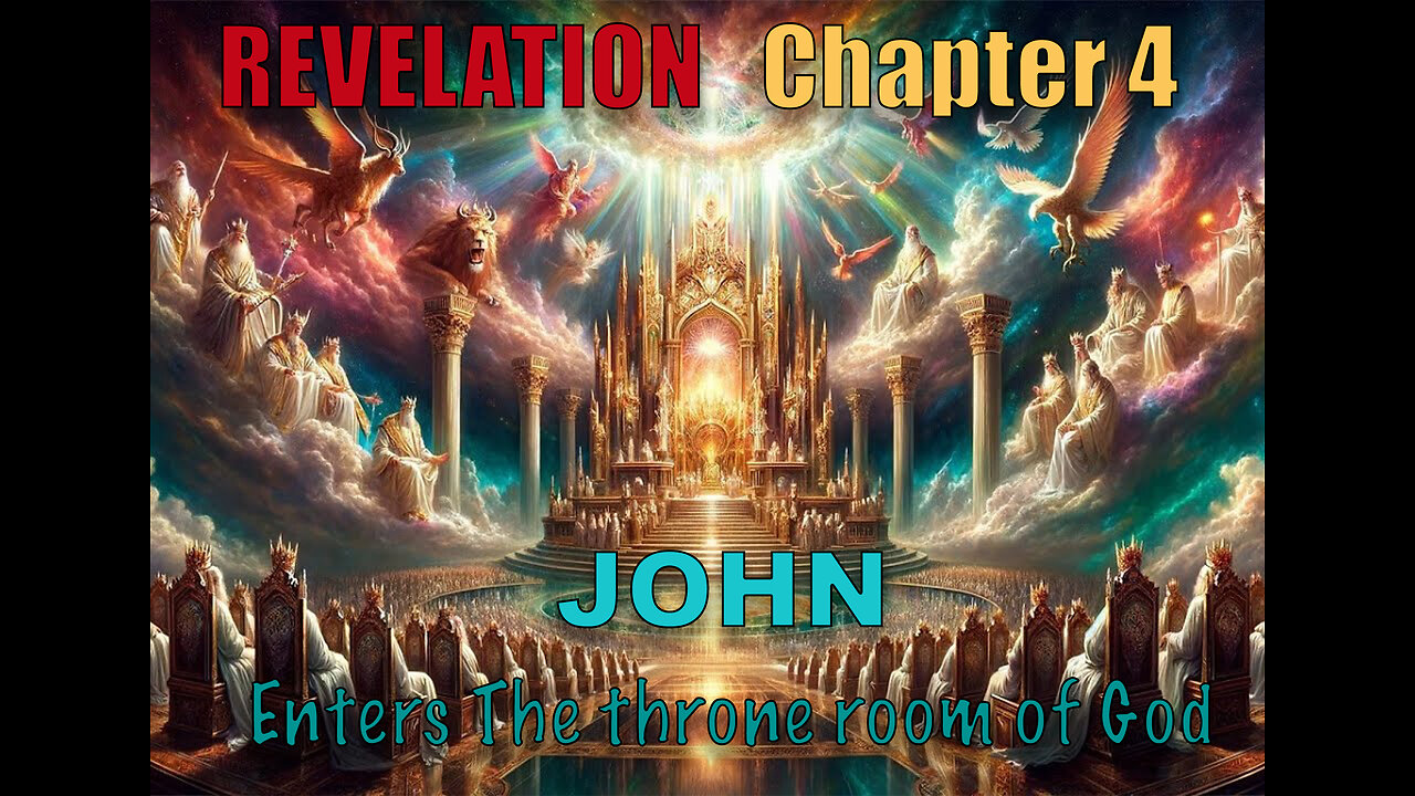 Are You Ready? Today we are thrust into the Throne Room Of God. Reading Revelation Chapter 4