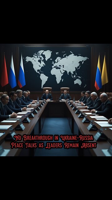 No Breakthrough in Ukraine-Russia Peace Talks as Leaders Remain Absent