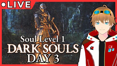 Soul Level 1 Playthrough Dark Souls Remastered Week Day 3 VTUBER
