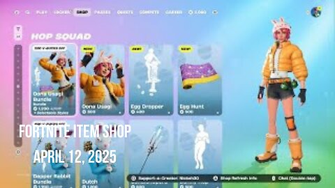 Fortnite Item Shop|April 12, 2025(*New* Oona Usagi Bundle)