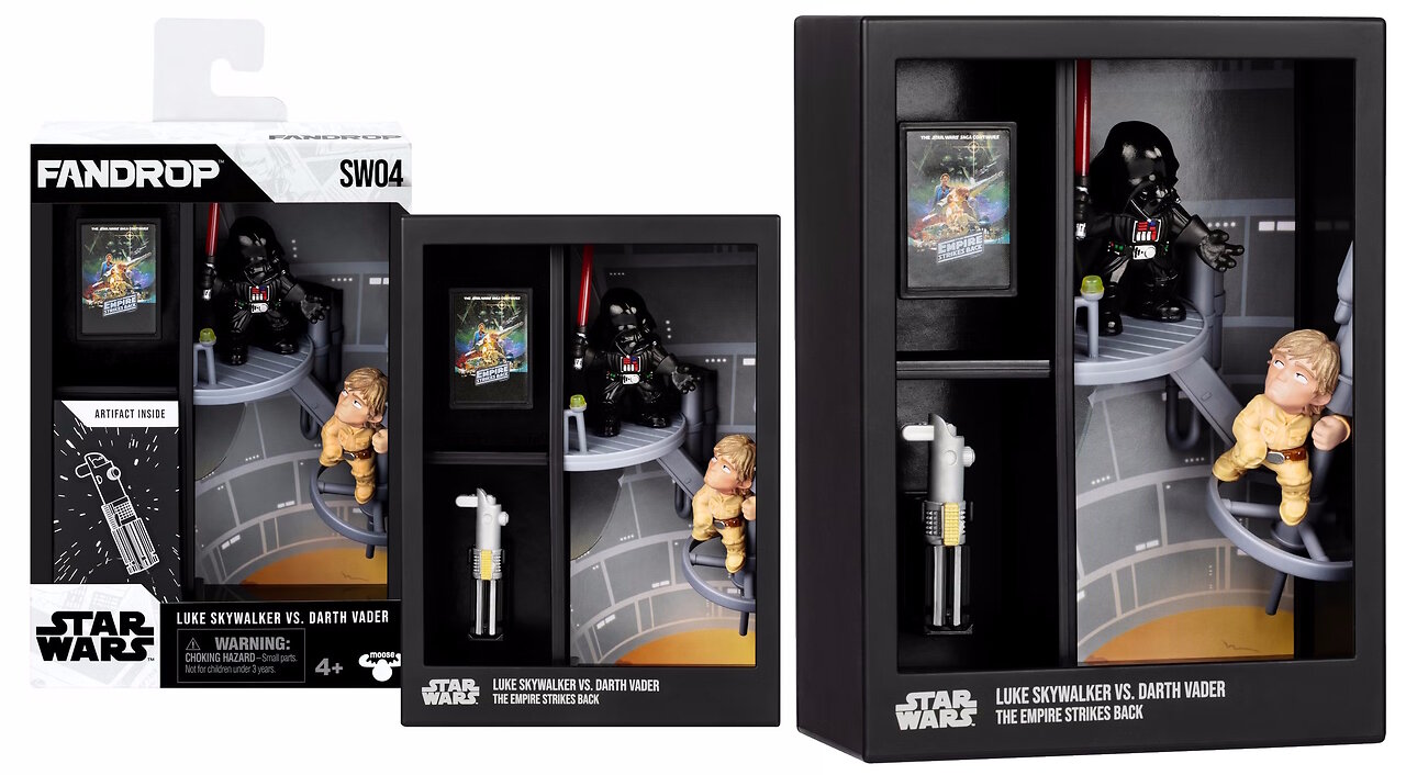 Fandrop Star Wars Wave 1 Figure 2 Pack Luke Skywalker Vs Darth Vader