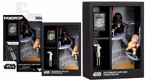 Fandrop Star Wars Wave 1 Figure 2 Pack Luke Skywalker Vs Darth Vader