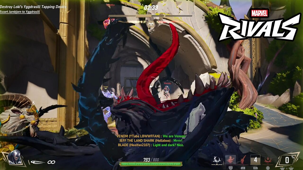 Marvel Rivals (PS5) Venom Gameplay 8/14/2025