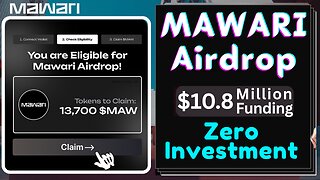 👻 Mawari Airdrop Free to Join with Raised $33 Million || by Perfect Player