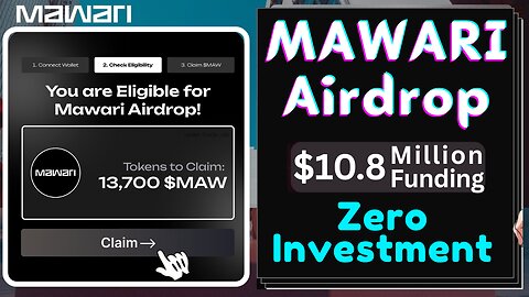 👻 Mawari Airdrop Free to Join with Raised $33 Million || by Perfect Player