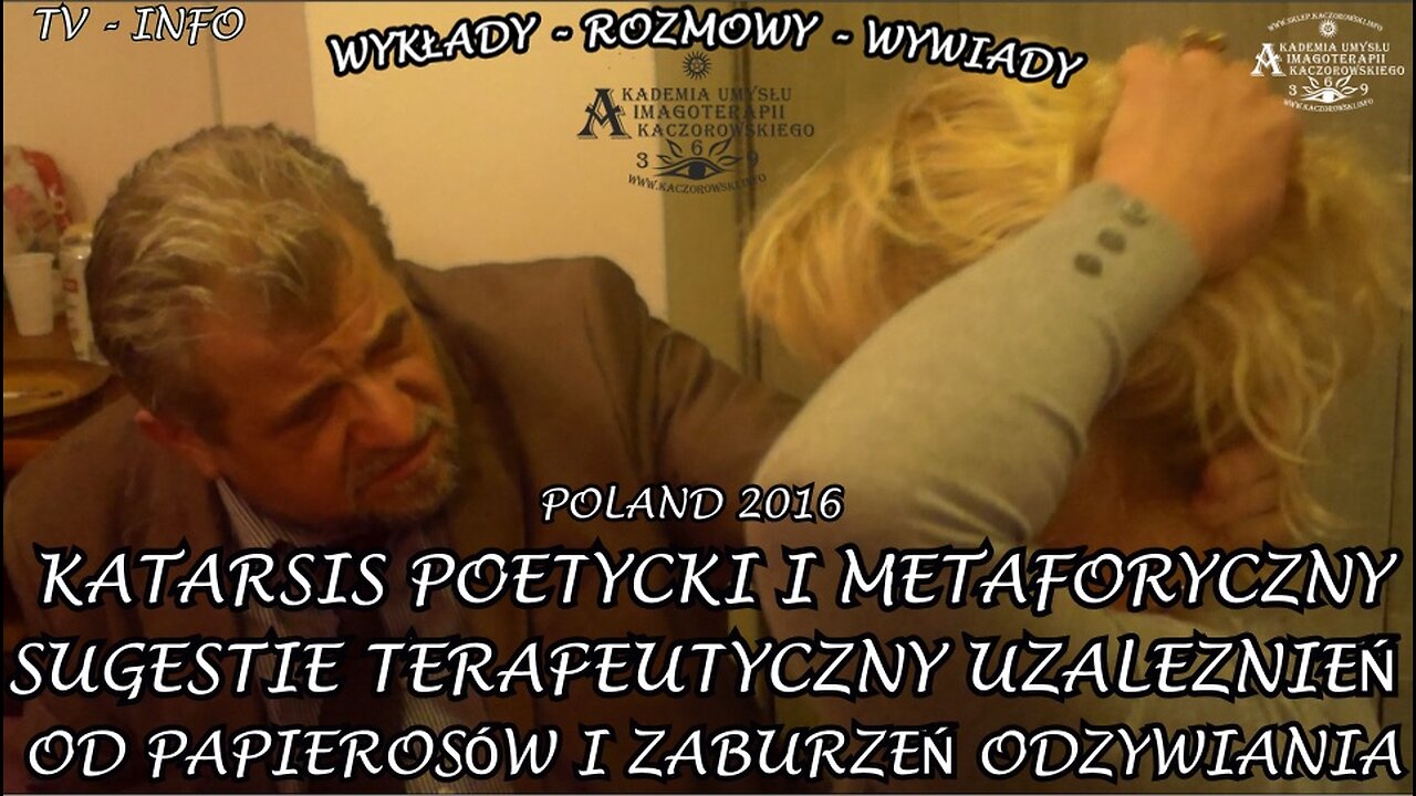 KATARSIS POETYCKI I METAFORYCZNY. SUGESTIE TERAPEUTYCZNE UZALEZNIEN OD PAPIEROSÓW I ZABURZĘN ODZYWIANIA.