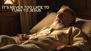 It's Never Too Late To Turn To Jesus