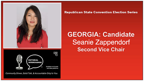 GEORGIA GOP Candidate Seanie Zappendorf, 2nd Vice Chair