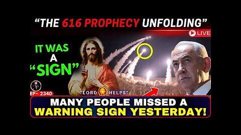 (THE 616 PROPHECY) 🔴A SCARY SIGN OF JERUSALEM! 👆Prophetic Word Today | God's Message Today