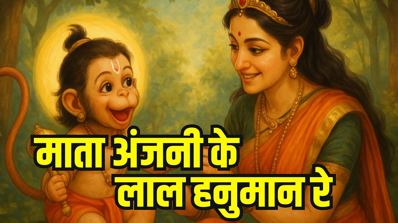 माता अंजनी के लाल हनुमान 🙏 | Bal Hanuman New Bhajan 2025 | Hanuman Ji Ke Bhajan | Jai Hanuman