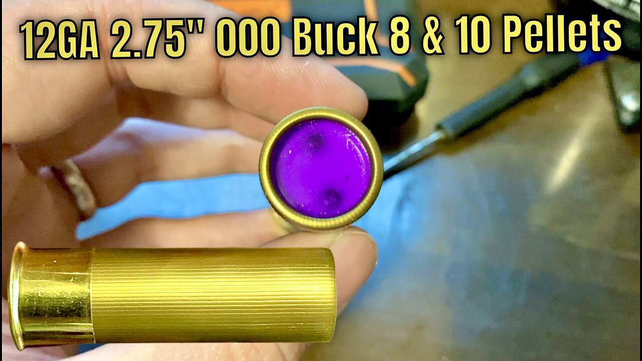 12GA 2.75” 000 Buckshot 8 And 10 Pellets