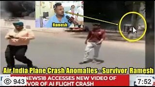 Air India Plane Crash Anomalies - Survivor Ramesh (Something's not adding up)