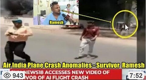 Air India Plane Crash Anomalies - Survivor Ramesh (Something's not adding up)