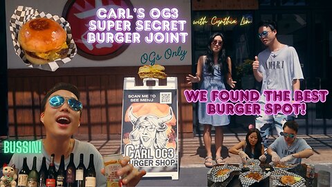 We Found the BEST Burger Spot! Carl's OG3 SUPER SECRET Burger Joint in Honolulu for THE OGs!