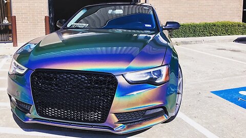 Audi Psychedelic Wrap !