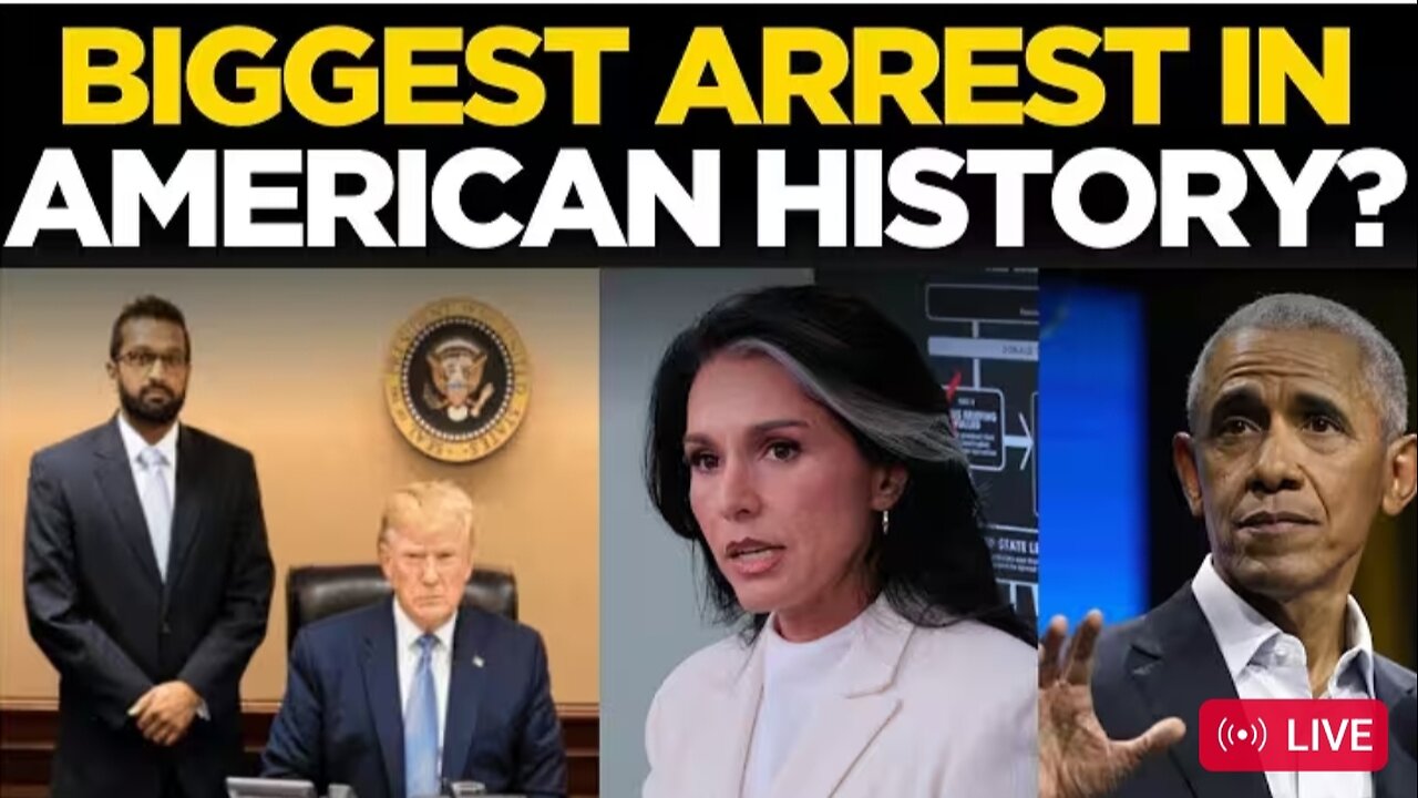 🔴OBAMA is in JAIL? l BIGGEST ARREST IN AMERICAN HISTORY?
