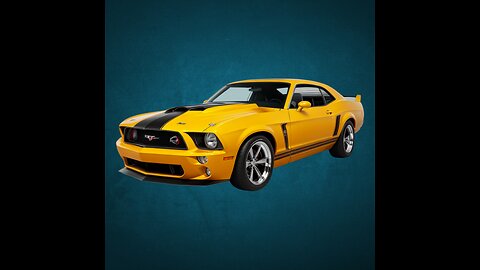 Vintage American Muscle Car Wall Art