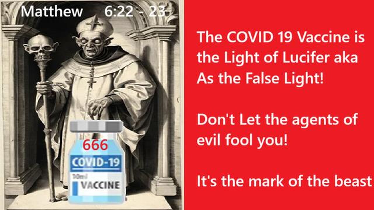 COVID Vaccine, Swab test, All mRNA shots, The patch = MARK OF THE BEAST part 1