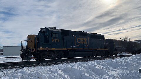 Massive 9 Car Manifest Pulled by Single Geep