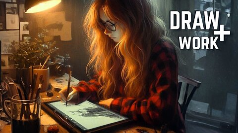 Lets be Productive & Get stuff done || Draw With Me