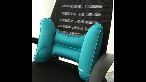 Ultralight Ergonomic Inflatable Camping Travel Pillow, for Neck & Lumbar Support