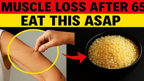 Eat THIS before bed and wake up with STRONG muscles at 60+! (4 foods)