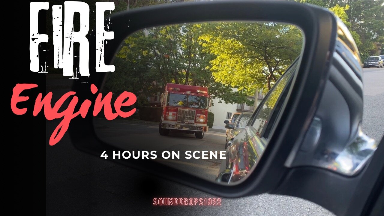 4 Hours of Fire Engine on Scene | Sirens, Radio & Engines