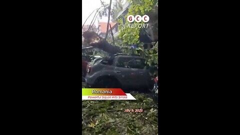 #Romania #storm #Sinaia #wind #emergency #destruction #anomaly #weather #climatechange 🇷🇴