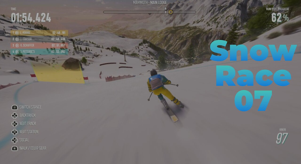 Riders Republic - Snow Race Ski 7 Gameplay