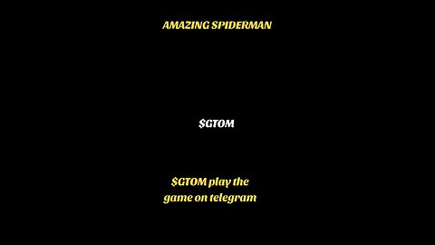 AMAZING SPIDERMAN AND $GTOM TOKEN