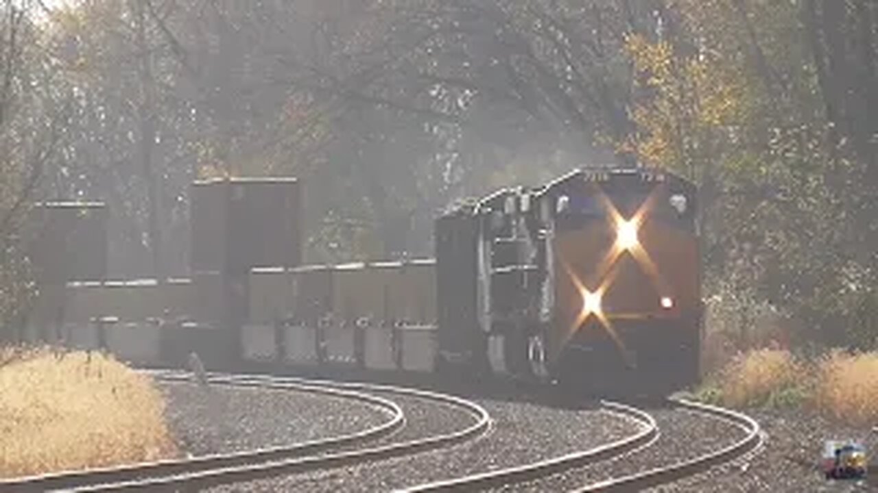 Three CSX Trains from Lodi, Ohio November 2, 2024 Part 1