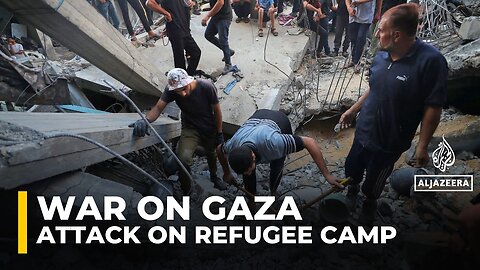 Israeli air strike hit a home in Gaza's Shati refugee camp, killing at least 8 Palestinians