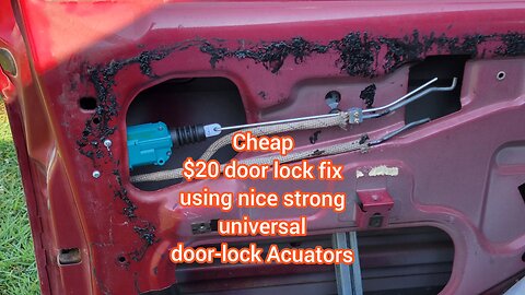 Simple $20 fix to those wimpy unreliable power door lock motors on these 1997-2001 model XJ's