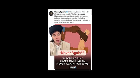 Holocaust LA REMOVES “Never Again” Post after Backlash for Saying Never Again for ANYONE