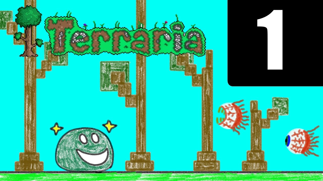 Terraria: Part 1 - I need to learn how to play this