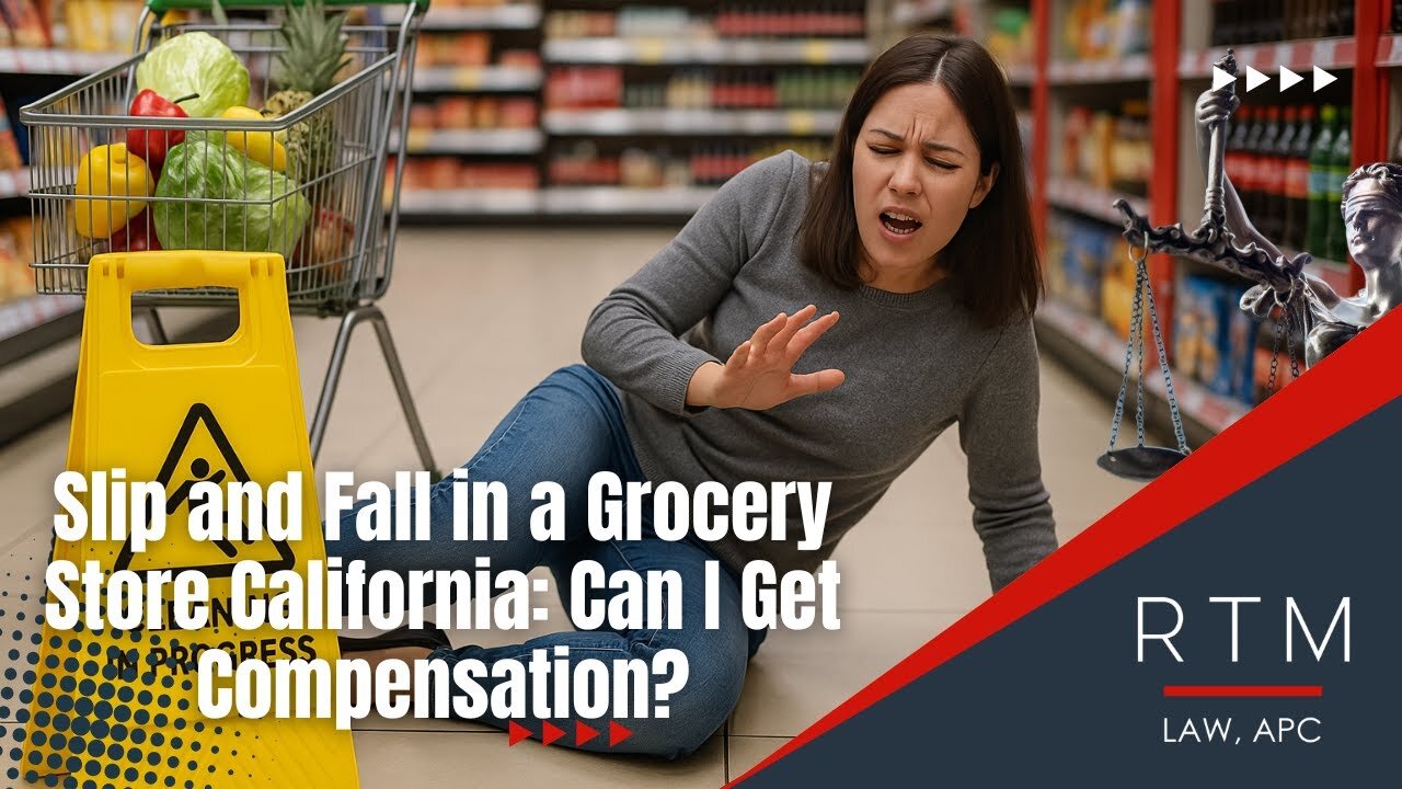 Slip and Fall in a Grocery Store California: Can I Get Compensation?