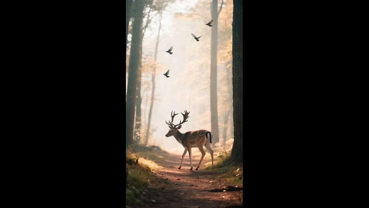 The Deer and the Dog: A Tale of Kindness and Courage #viralvideo #shorts