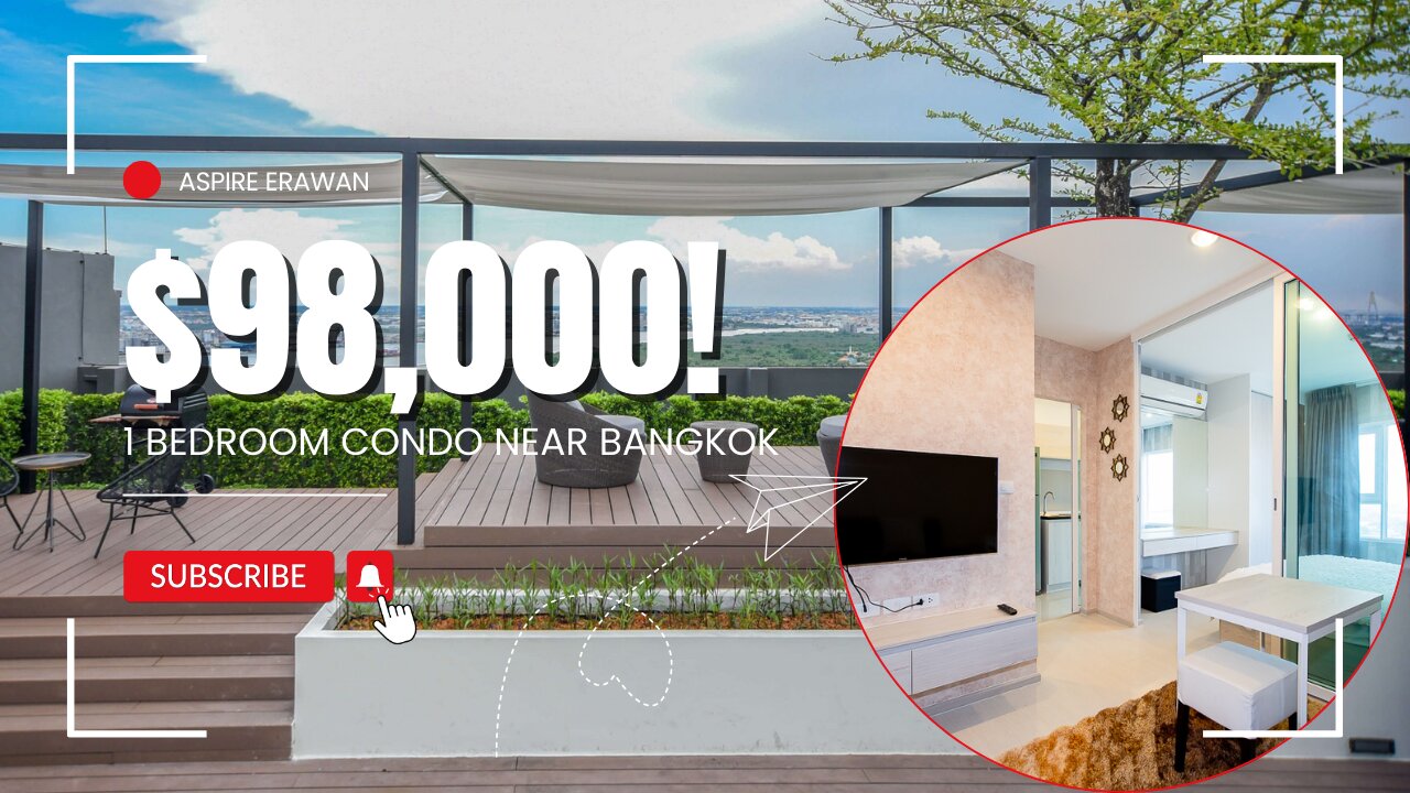 Riverside Condo Oasis at Aspire Erawan - 12A Floor Views & Modern Living 🌇