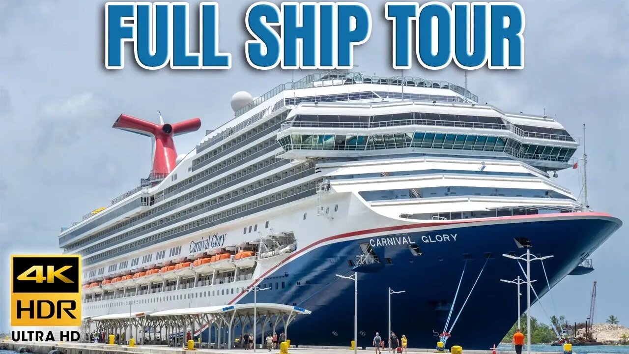 Exploring Secret Spots on Carnival Glory Full Ship Tour! | Tall Man's Cruise Adventures