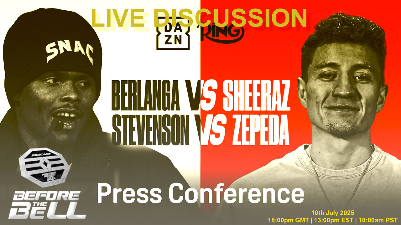 Shakur Stevenson vs William Zepeda: Final Press Conference | LIVE COMMENTARY