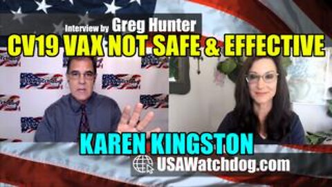 It’s Official: CV19 Vax Not Safe & Effective – Karen Kingston