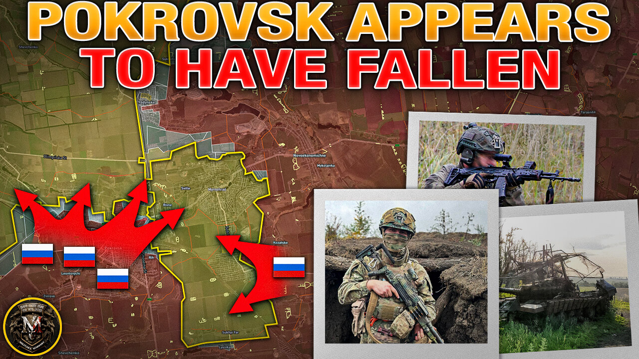 A Noble Lie or Desperation?😈 Russians Tighten the Blockade in Northern Pokrovsk🌀💥MS For 2025.11.04