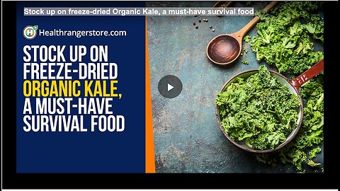 "Must-Have Survival Food: Stock Up on Freeze-Dried Organic Kale"